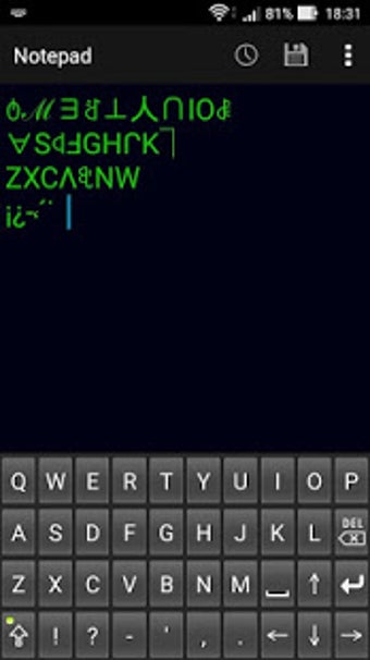 Image 2 for Upside down keyboard