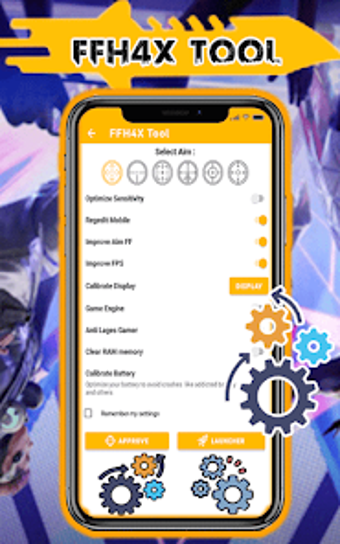 Image 0 for FFH4X Sensi Max GFX FF ML…