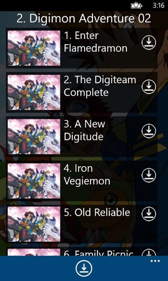 Imagen 0 para Digimon TV for Windows 10