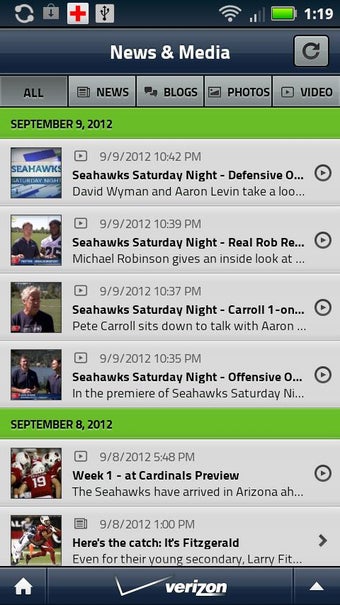 Imagen 2 para Seattle Seahawks Mobile