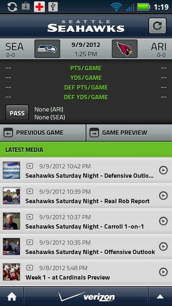 Imagen 1 para Seattle Seahawks Mobile