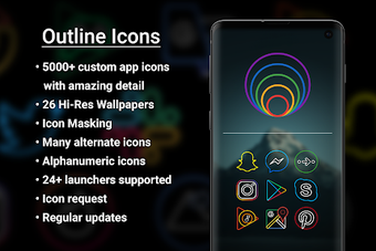 Image 1 for Outline Icons - Icon Pack