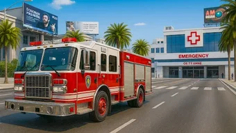 Image 0 for Fire Tuck Game Rescue Sim…