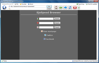 Image 0 for SjoSpeed Browser