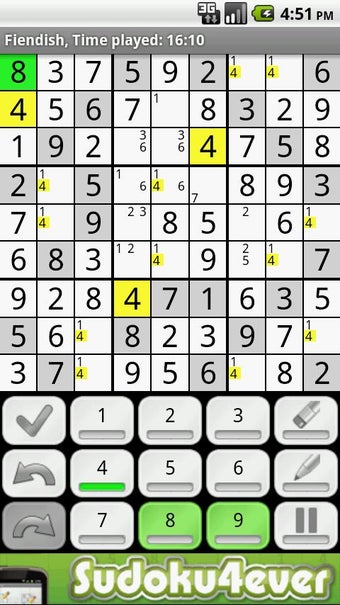 Image 0 for Sudoku 4ever Free
