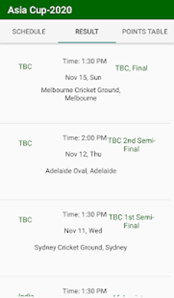 Image 2 for Asia Cup 2020 Schedule