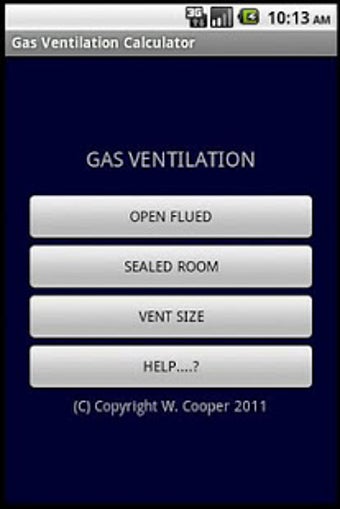 Image 1 for GAS VENTILATION CALCULATO…