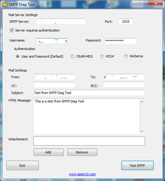 Imagen 0 para SMTP Diag Tool