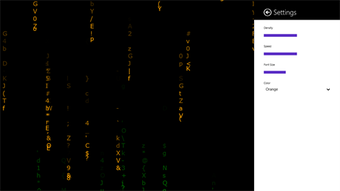 Imagen 1 para Matrix Rain for Windows 1…