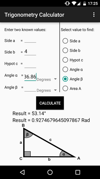 Imagen 3 para Trigonometry Calculator