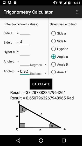 Imagen 0 para Trigonometry Calculator