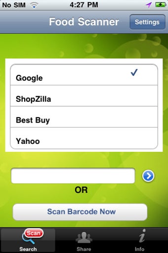 Image 0 for Food Scanner
