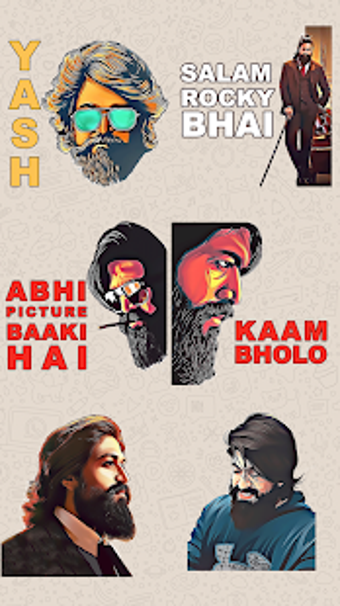 Image 1 for KGF Sticker - WAStickerAp…