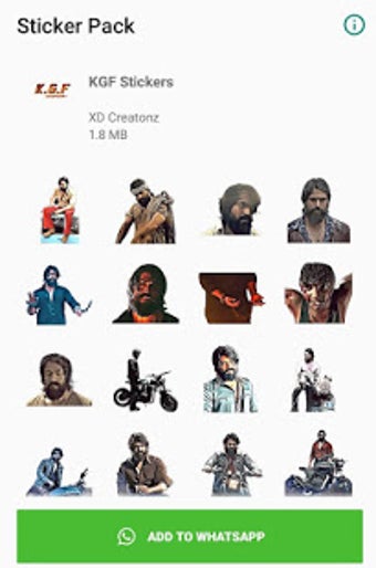 Image 2 for KGF Sticker - WAStickerAp…