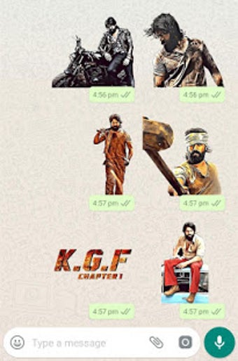 Image 0 for KGF Sticker - WAStickerAp…