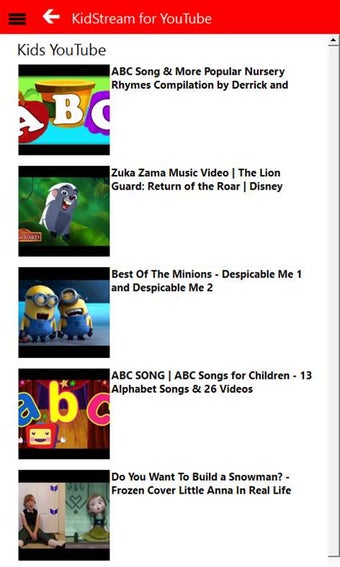 Image 0 for KidStream for YouTube for…