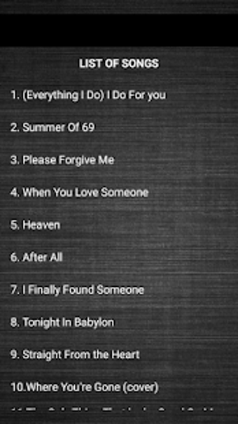 Image 0 for Bryan Adams Best Songs