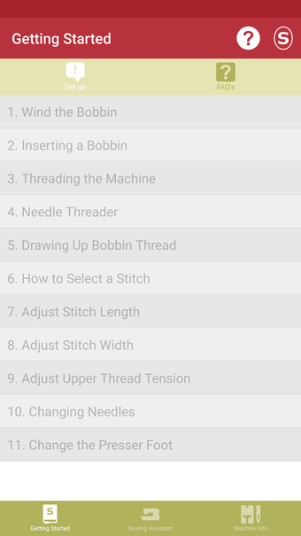 Image 1 for SINGER Sewing Assistant
