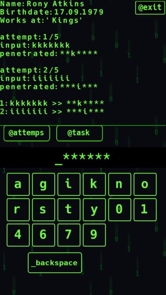 Imagen 0 para I Hacker Password Game