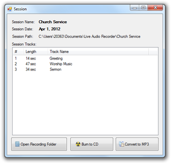 Imagen 1 para Live Audio Recorder