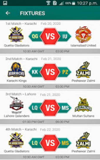 Image 0 for PSL 2020 Schedule & Live …