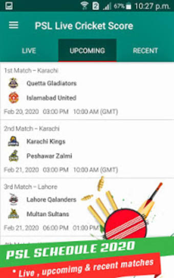 Image 3 for PSL 2020 Schedule & Live …