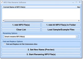Imagen 0 para MP3 Files Rename Software