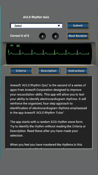 Image 2 for ACLS Rhythm Quiz
