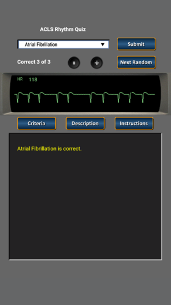 Image 3 for ACLS Rhythm Quiz
