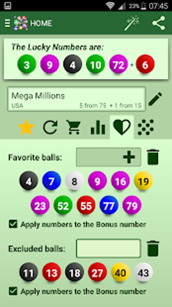 Imagen 0 para Lottery Generator & Stati…