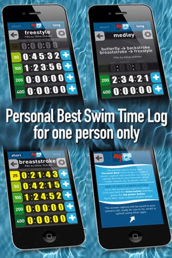 Image 0 for myPB: Personal Best Swim …