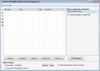 Image 0 for Ailt JPG JPEG BMP to HTML…