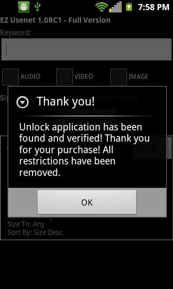Imagen 1 para EZ Usenet Unlock