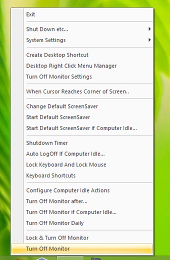 Image 1 for Turn Off Monitor