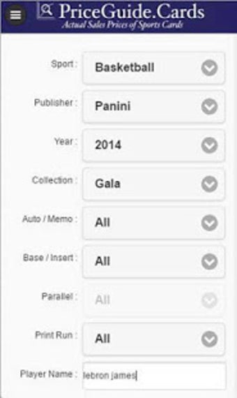 Imagen 1 para Sports Card Price Guide