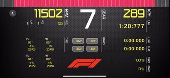 Imagen 0 para Sim Racing Dash for F1 20…