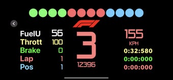 Imagen 3 para Sim Racing Dash for F1 20…