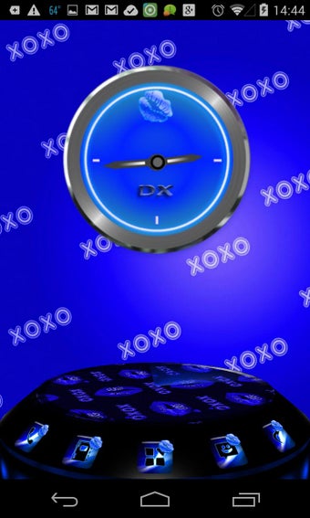 Imagen 2 para Lips Blue Next Launcher T…