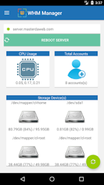 Image 2 for WHM cPanel Manager