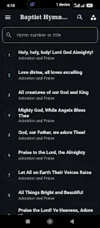 Imagen 0 para Baptist Hymnal - Vocal Au…