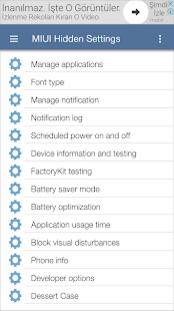 Image 1 for MIUI Hidden Settings