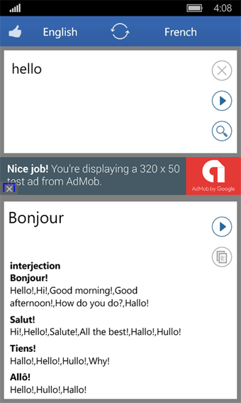 Image 1 for French-English Translator…