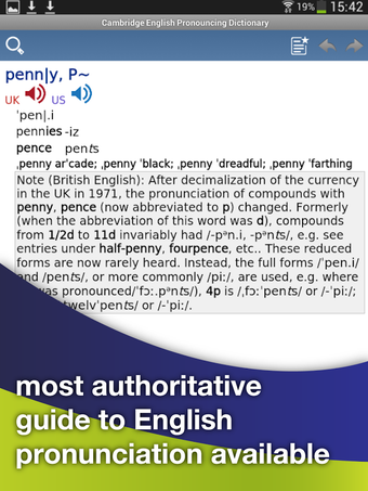 Imagen 0 para English Pronouncing Dicti…