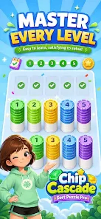 Imagen 0 para Chip Cascade Sort Puzzle …