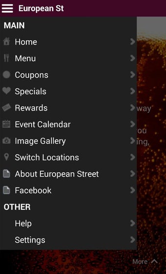 Imagen 2 para European Street Cafe