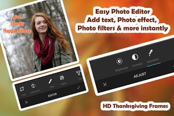 Imagen 2 para Thanks giving photo Frame…