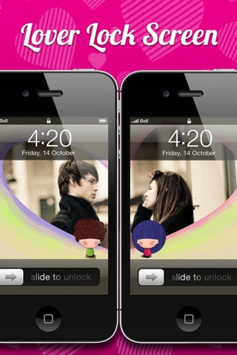 Imagen 4 para Lover Lock Screens