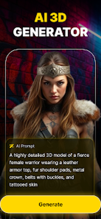 Image 0 for MeshAI: AI 3D Model Gener…