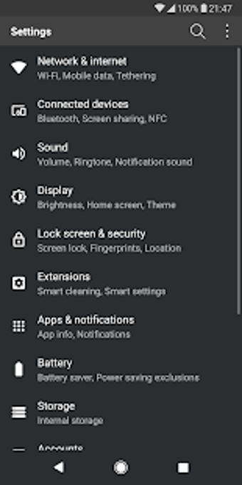 Image 0 for Pixel Dark Theme for LG G…