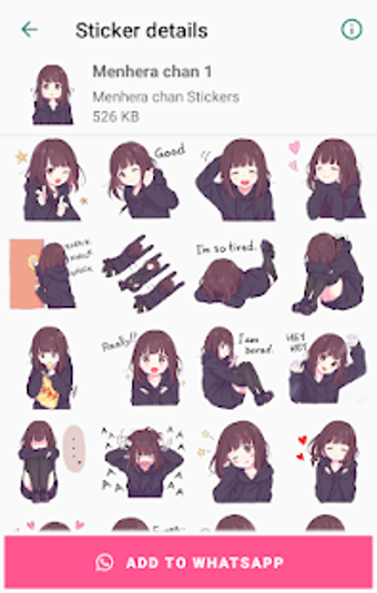 Image 1 for Menhera chan Stickers for…